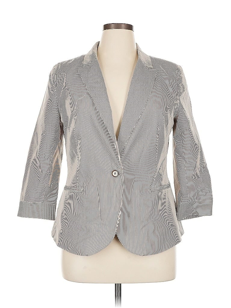 Pre-owned Grace Blazer Jacket In Gray