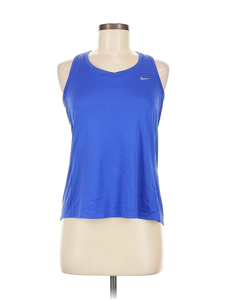Pre-owned Nike Active Tank Top In Blue