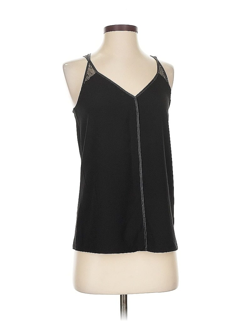 Pre-owned Cooper & Ella Sleeveless Blouse In Black