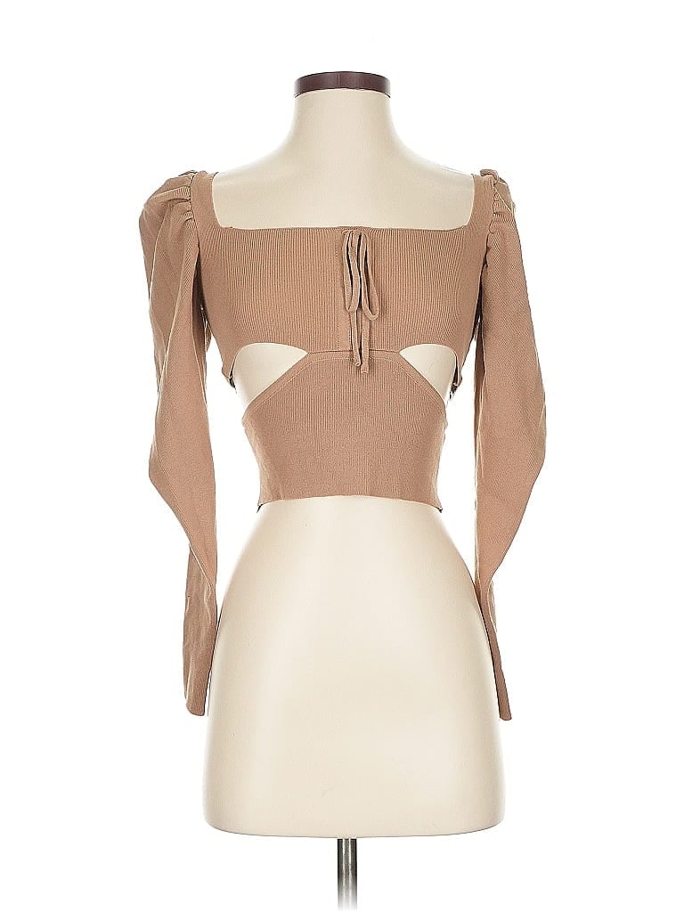 Balboa 3/4 Sleeve Blouse In Brown