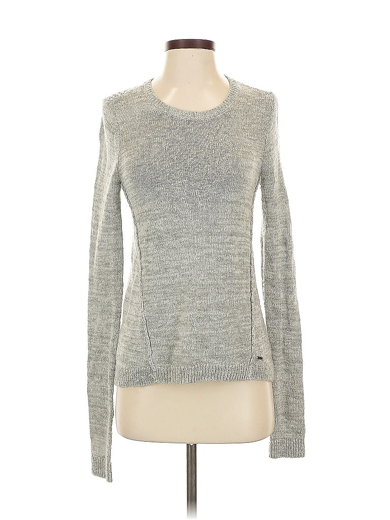 Pre-owned Abercrombie & Fitch Pullover Sweater In Gray