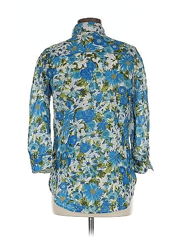 HD in Paris 3/4 Sleeve Button-Down Shirt (view 2)