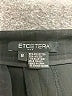 Etcetera Solid Black Dress Pants Size 8 - photo 3