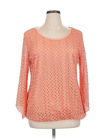 Roz & Ali 3/4 Sleeve Blouse (view 1)