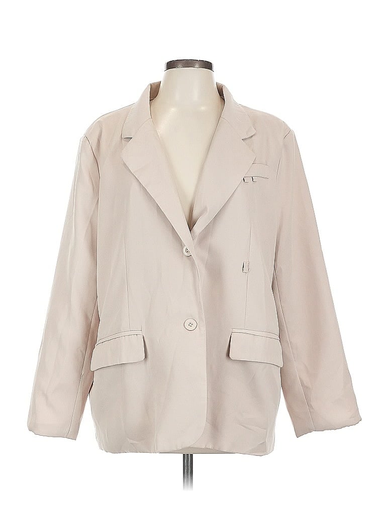 Pre-owned Assorted Brands Blazer Jacket In White