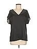 Jessica Simpson 100% Polyester Black Short Sleeve Blouse Size M - photo 1