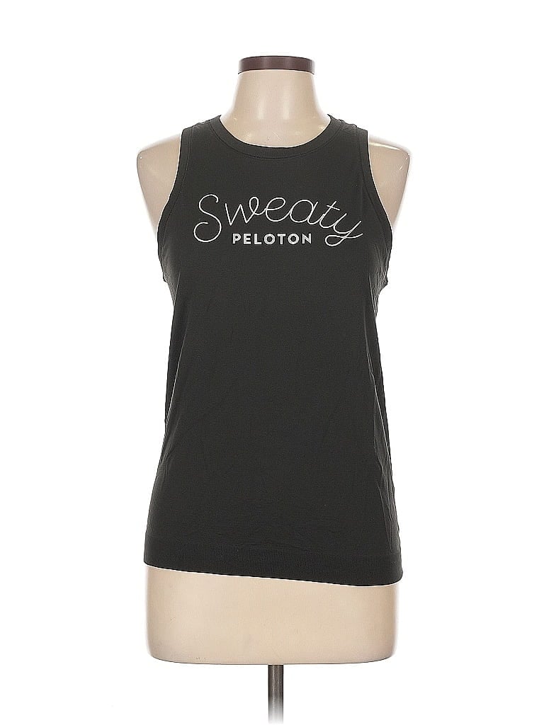 Pre-owned Lululemon Athletica Sleeveless T-shirt In Black