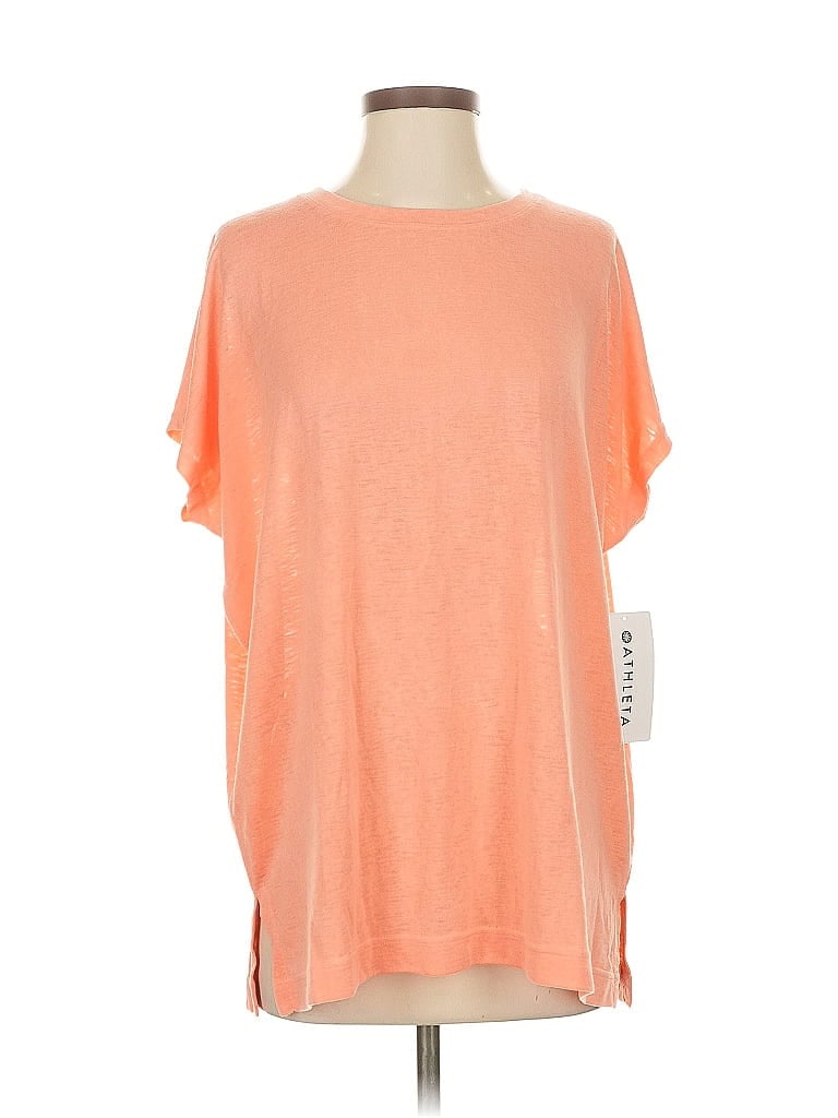 Click to view more detailed imagery on our partner's website Pre-owned Athleta Short Sleeve T-shirt In Orange