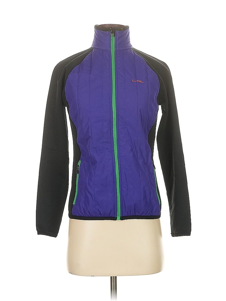 Pre-owned L-rl Lauren Active Ralph Lauren Track Jacket In Purple