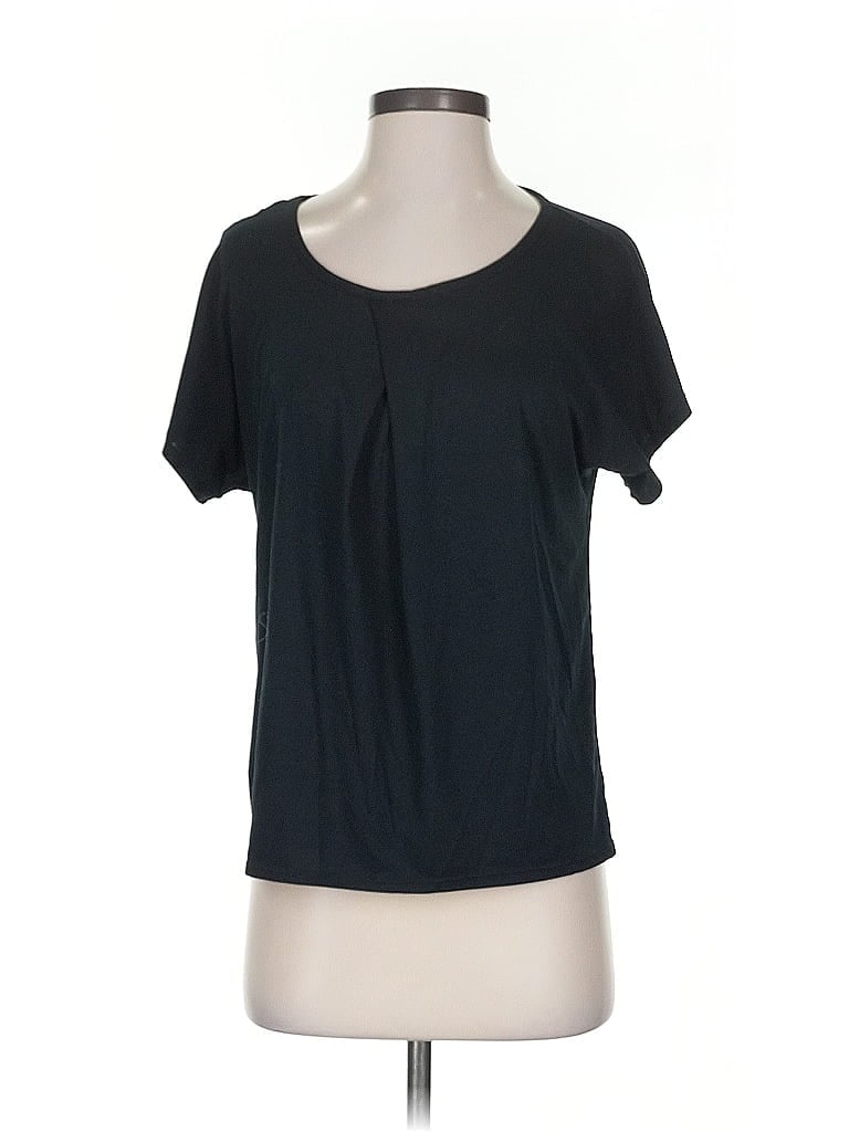 Pre-owned Natori Short Sleeve T-shirt In Black