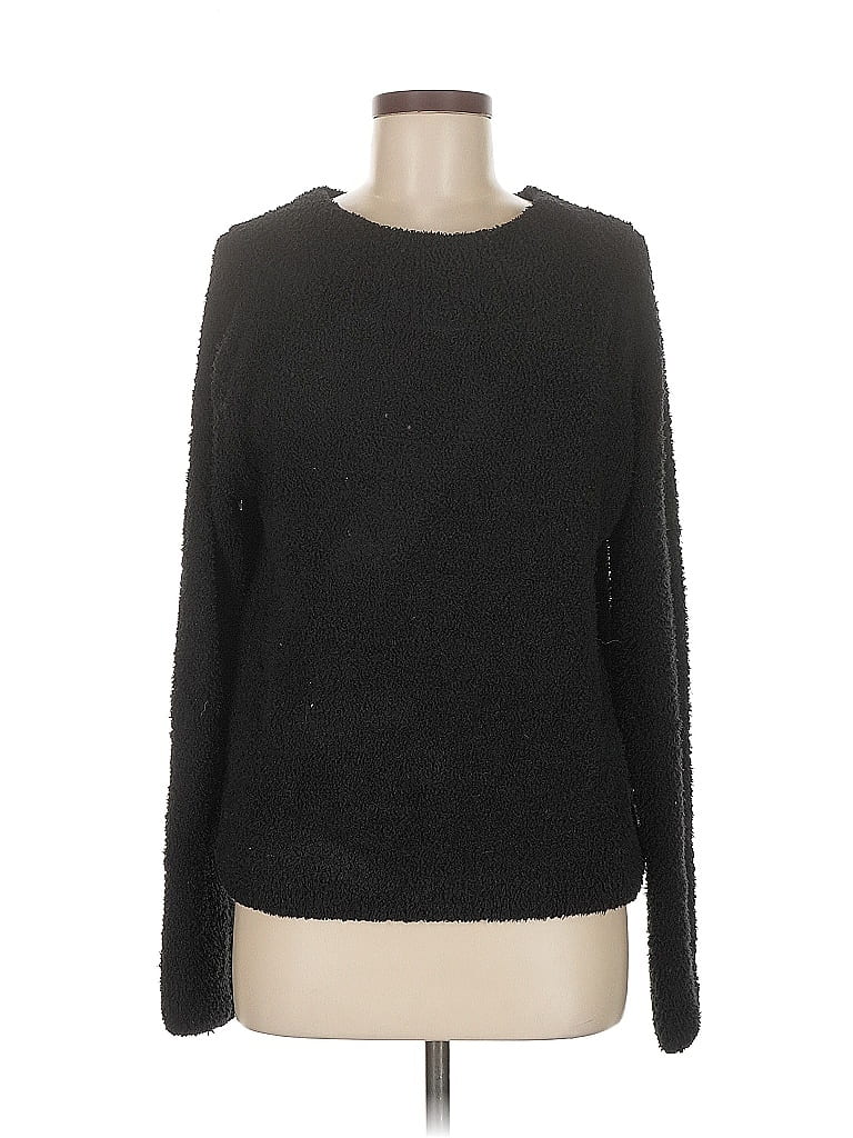 Pre-owned Elan Pullover Sweater In Black