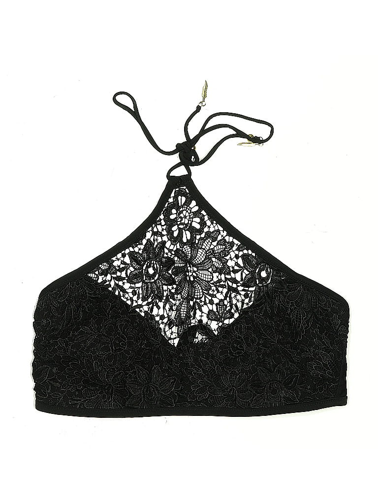 Pre-owned Jessica Simpson Swimsuit Top Black Swimwear