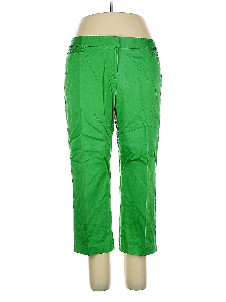 Pre-owned Lafayette 148 Casual Pants In Green