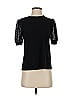 CeCe Black Short Sleeve Top Size XS - photo 1