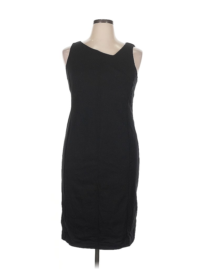 Pre-owned Eileen Fisher Cocktail Dress In Black