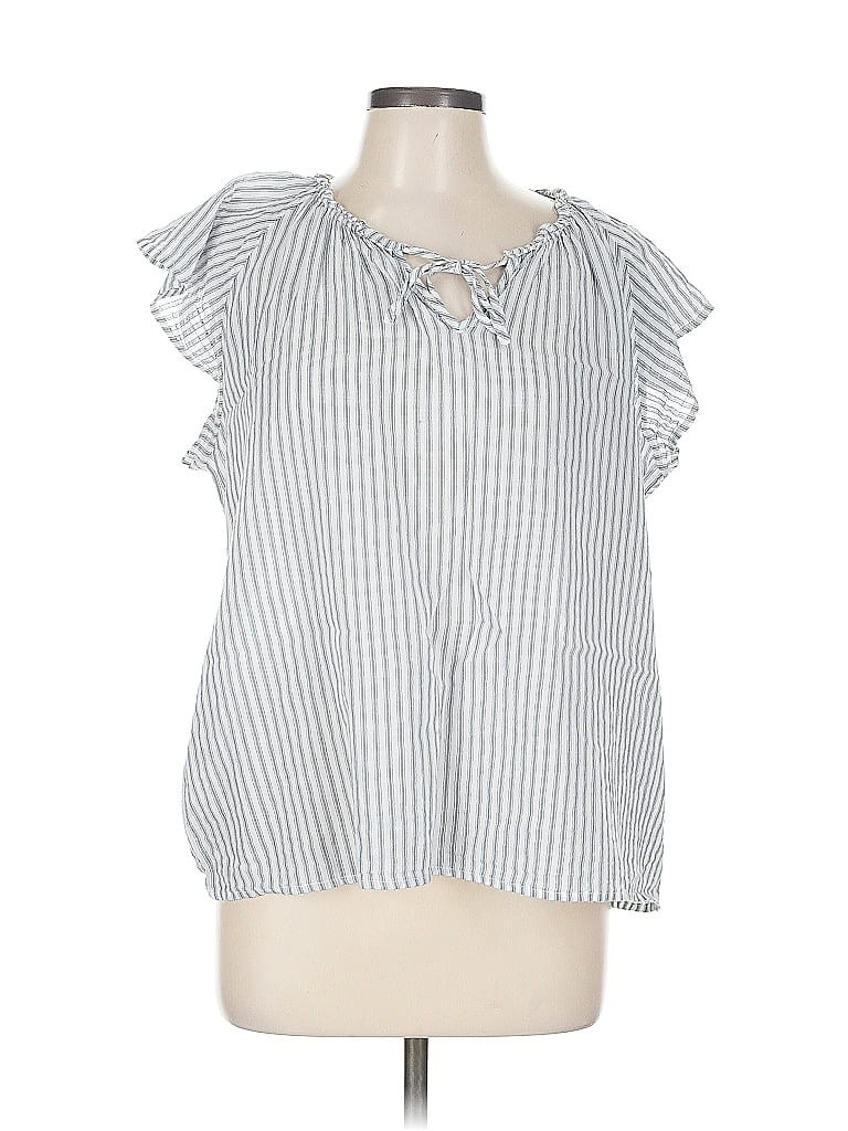 Pre-owned Rails Sleeveless Blouse In Gray