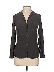 Sézane Long Sleeve Silk Top