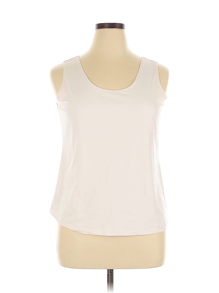 CHICO'S Pre-owned Sleeveless T-shirt In White