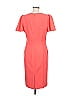 Carlisle Solid Orange Casual Dress Size 6 - photo 2