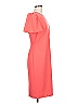 Carlisle Solid Orange Casual Dress Size 6 - photo 4