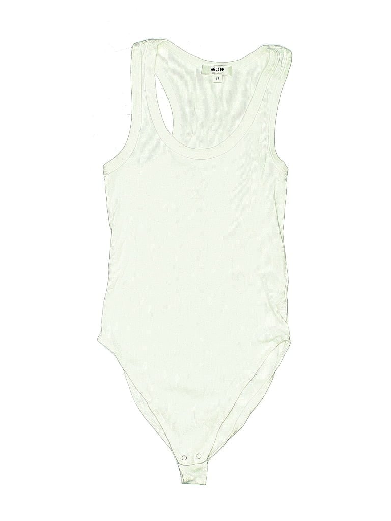 Pre-owned Agolde Bodysuit In Green