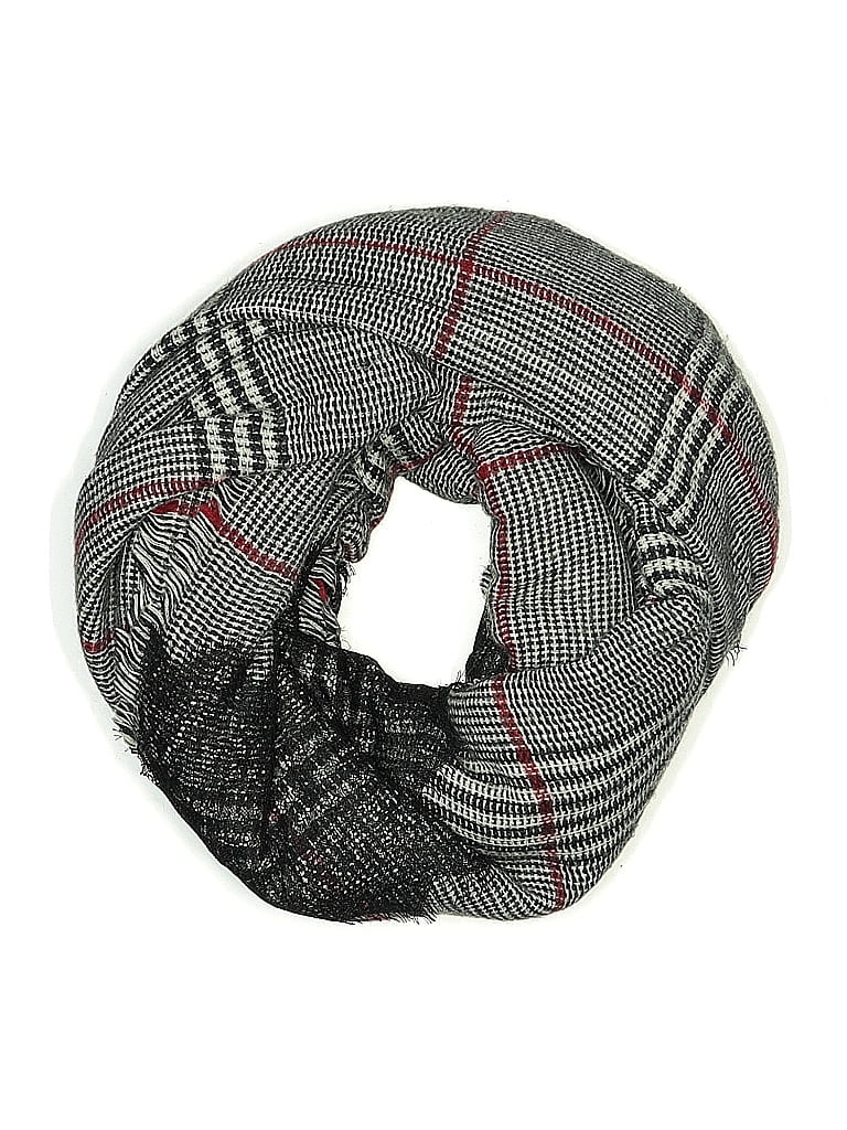 Pre-owned Assorted Brands Scarf In Gray