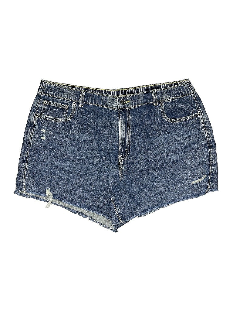 Aerie Denim Shorts In Blue
