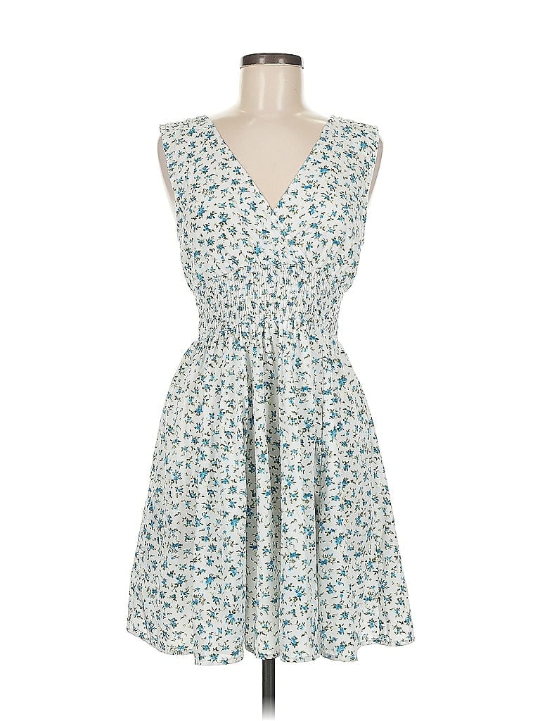 Pre-owned Derek Heart Casual Dress In White