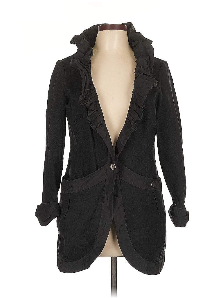 Pre-owned Tribal Blazer Jacket In Black