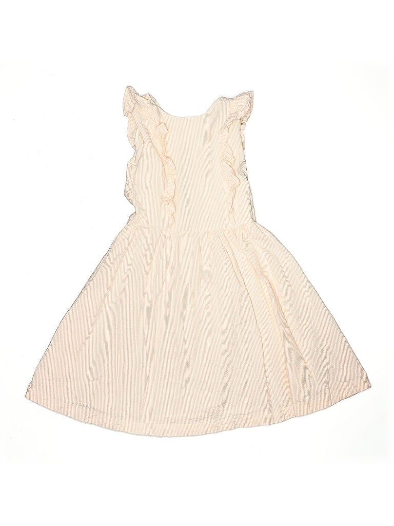 Pre-owned Hope & Henry Kids' Dress In White