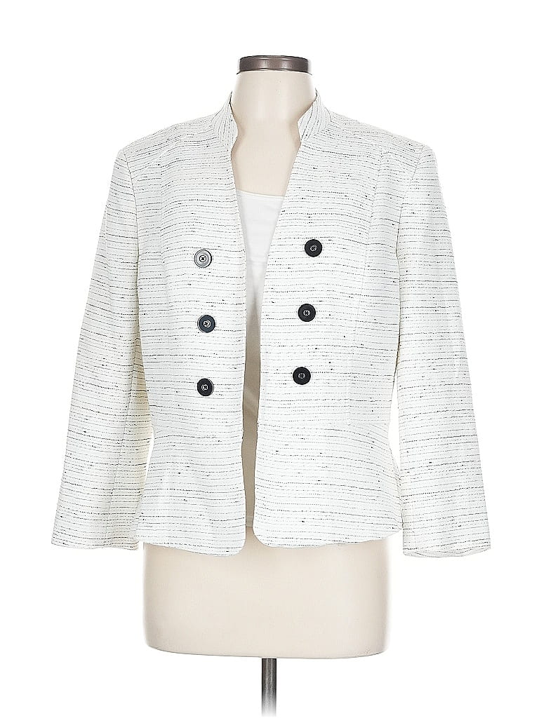 Click to view more detailed imagery on our partner's website Pre-owned Jones Studio Blazer Jacket In White