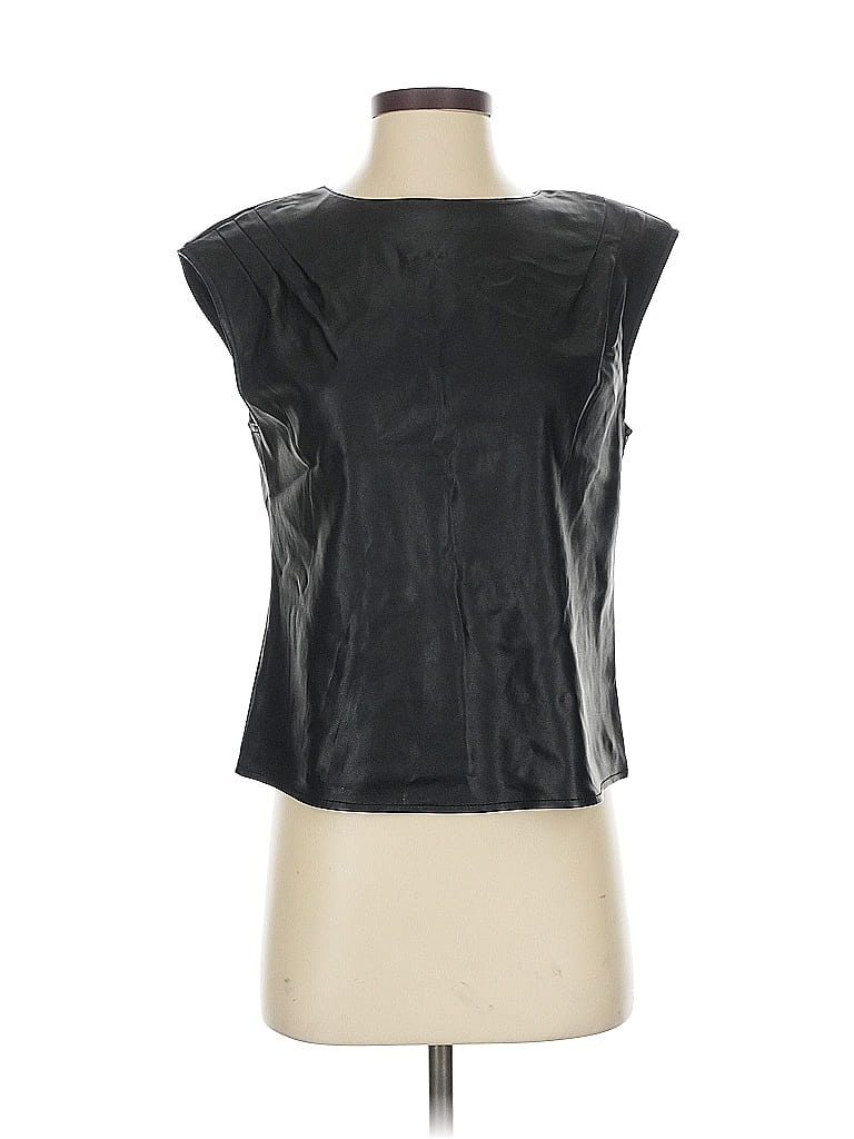 Pre-owned Marc New York Andrew Marc Sleeveless Blouse In Black
