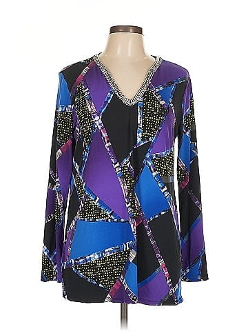 Carmen Carmen Marc Valvo Long Sleeve Blouse (view 1)