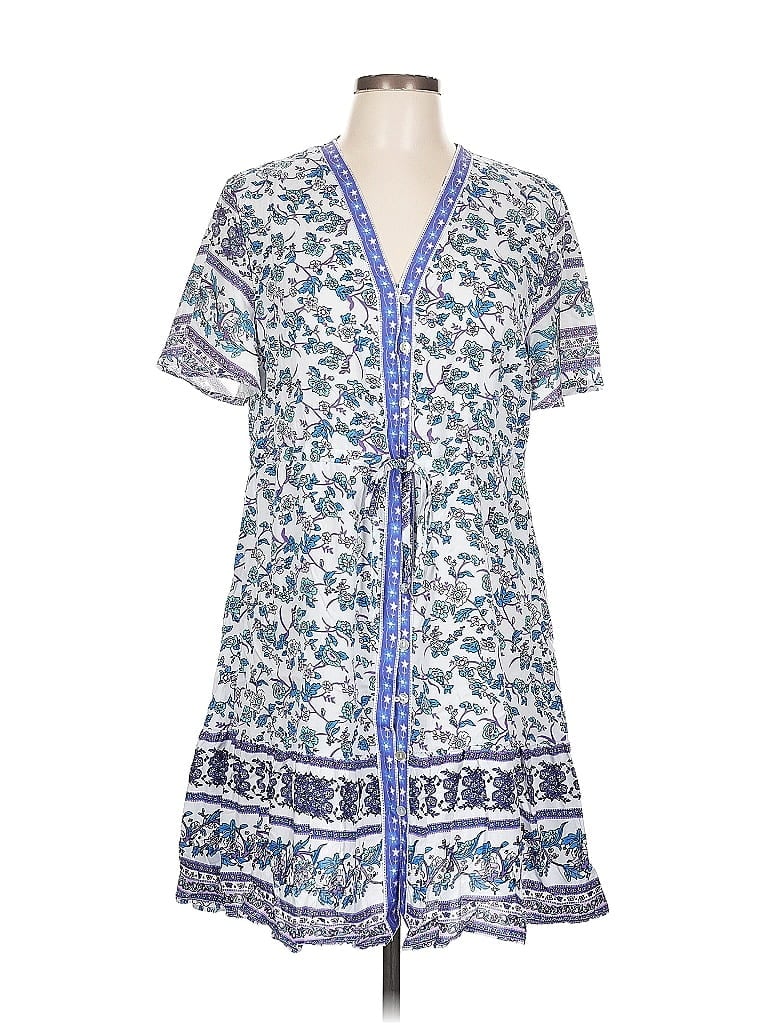 Sundayup Casual Dress In Blue