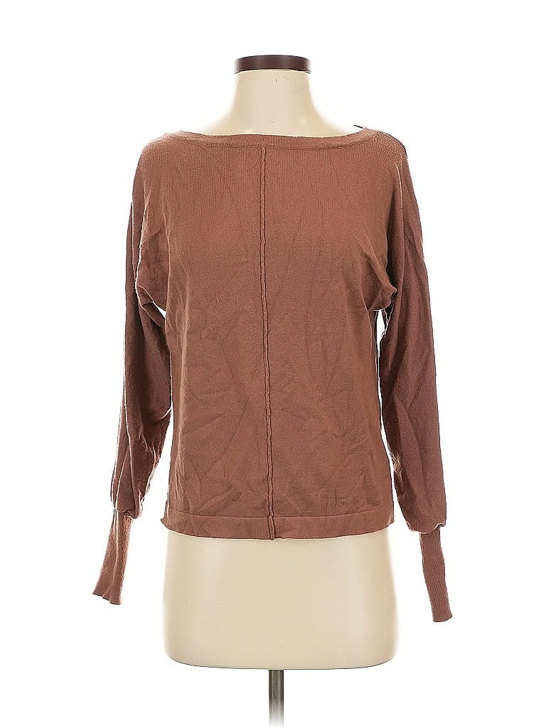 Pre-owned Bobeau Pullover Sweater In Brown