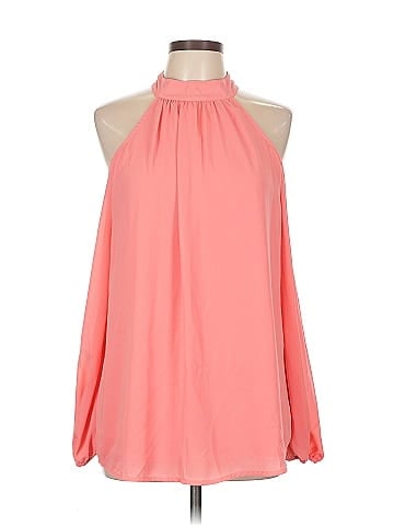 She + Sky Sleeveless Blouse (view 1)