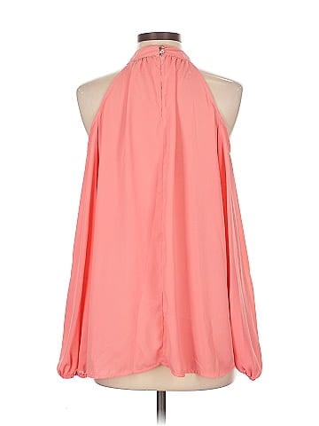 She + Sky Sleeveless Blouse (view 2)