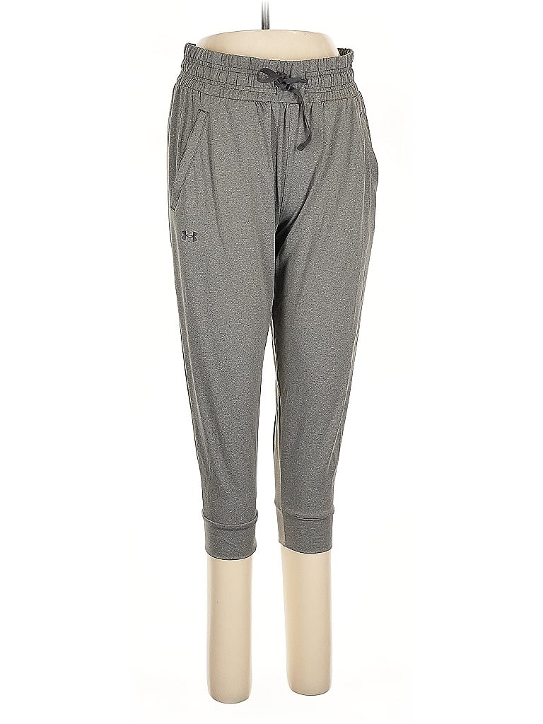 Pre-owned Under Armour Active Pants In Gray