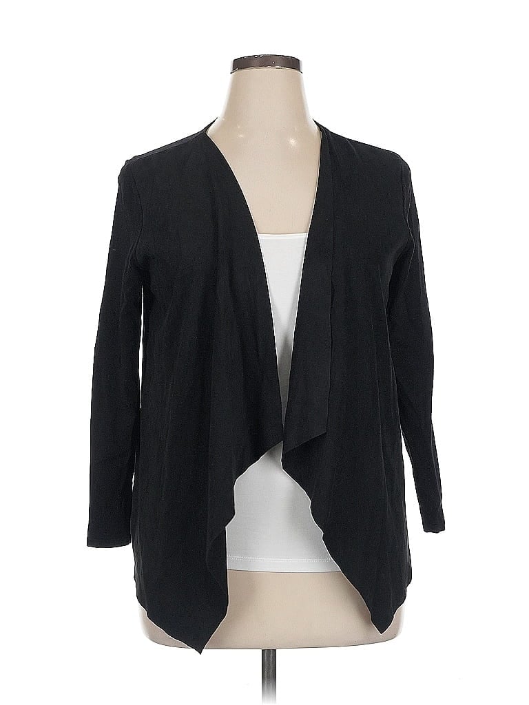 Pre-owned Unbranded Cardigan Sweater In Black