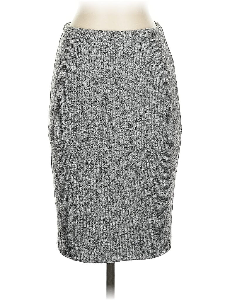Pre-owned Express Casual Skirt In Gray