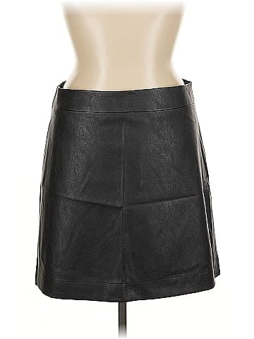 J.Crew Factory Store Faux Leather Skirt (view 1)