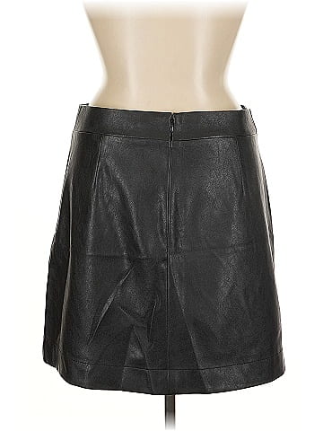 J.Crew Factory Store Faux Leather Skirt (view 2)