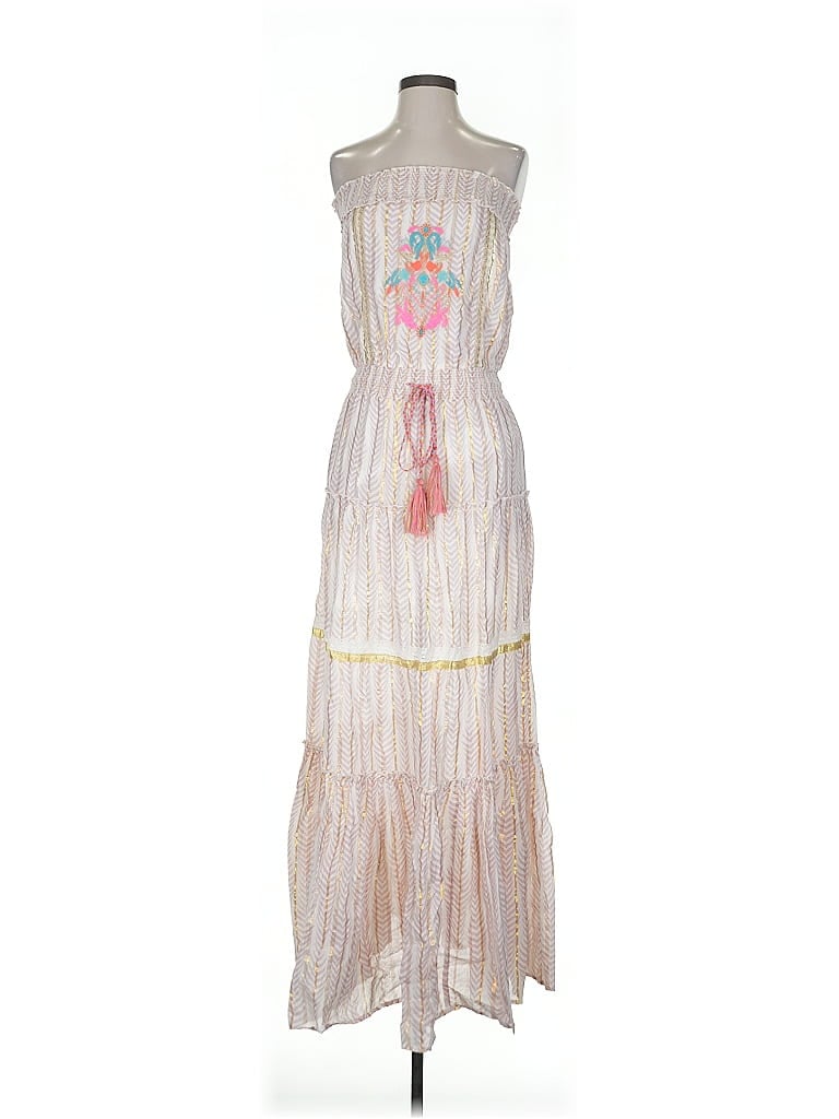 Pre-owned Venus Cocktail Dress In White
