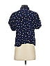 Lularoe 100% Rayon Print Blue Short Sleeve Blouse Size XS - photo 2