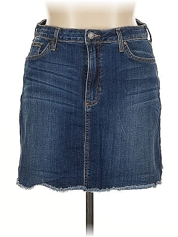 Just Black Denim Skirt (view 1)