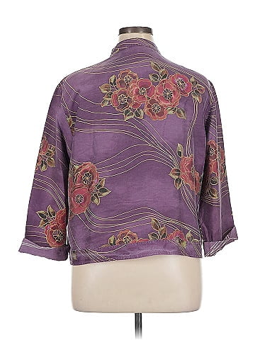 Chico's Design 3/4 Sleeve Silk Top (view 2)