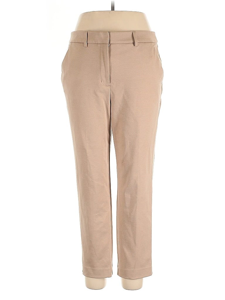Pre-owned Simply Vera Vera Wang Khaki Pant In Brown