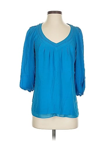Diane von Furstenberg 3/4 Sleeve Silk Top (view 1)