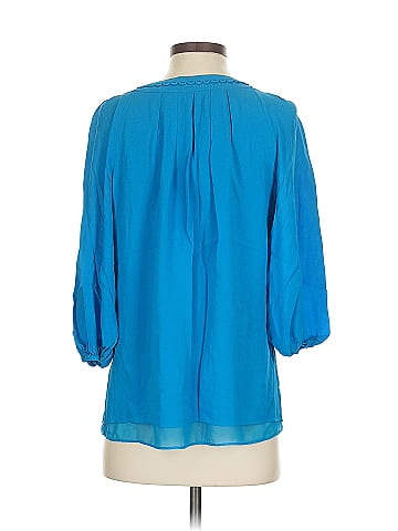 Diane von Furstenberg 3/4 Sleeve Silk Top (view 2)