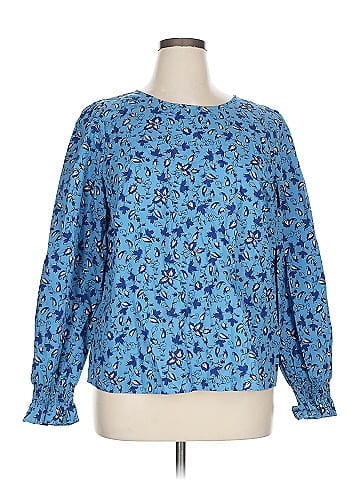J.Crew Factory Store Long Sleeve Blouse (view 1)